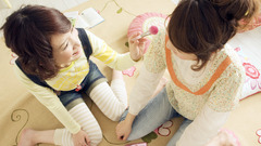 Asians girls makeup funny