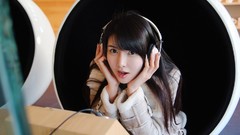 Asians models black hair Korean Cha Seon Hwa