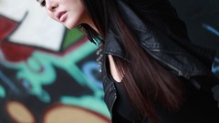 Asians models black hair Korean Cha Seon Hwa