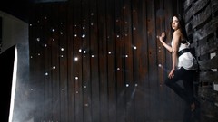 Asians models black hair Korean Ju Da Ha