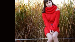 Asians models black hair Korean Kim Ji Min