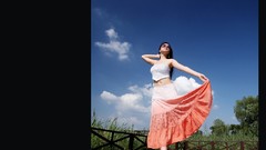 Asians models black hair Lee Eun Seo