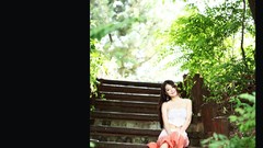 Asians models black hair Lee Eun Seo