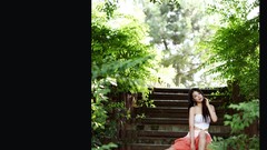 Asians models black hair Lee Eun Seo