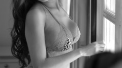 Asians models boobs grayscale Filipino Jahziel Manabat