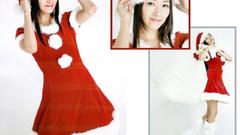 Asians Santa outfit
