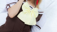 Asians shuffle fuyou kaede cosplay skirt lift Kaede Lenfried