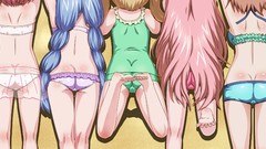 Ass Anime barefoot anime girls minato tomoka bikini twintails 