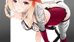 Ass Anime blondes anime girls bare shoulders nier kaine ecchi 