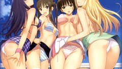 Ass Anime fault blondes anime girls blue eyes brown eyes tony 