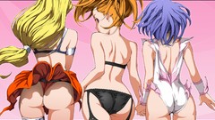 Ass anime girls bra underwear panties Dragon Quest Barbara 