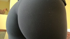 Ass back view tights yoga pants fitness tights