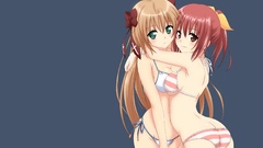 Ass blush long hair anime girls bra mayoi neko overrun serizawa 