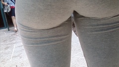 Ass candid yoga pants