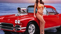 Ass cars skirts red cars car babes