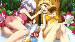 Ass ice cream senki zesshou symphogear bikini Chris Megami 