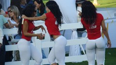 Ass Panama brunettes Photo manipulation yoga pants tight pants