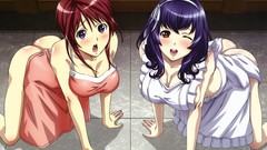 Ass seikon no qwaser cleavage aprons on all fours Yamanobe Tomo 