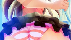 Ass skirts panties hentai pussy through clothing