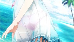 Ass transparent Beaches anime girls bikini hataraku maou-sama 