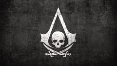 Assassin's Creed: Black Flag video games skull grunge PC gaming