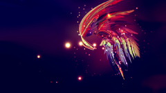 Astral rainbow warm Art