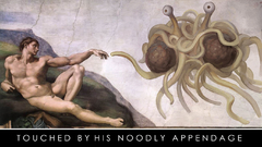 Atheism flying spaghetti monster