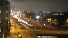 Atlanta night skyline City