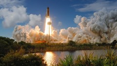 Atlantis NASA outer space Space Shuttle Discovery