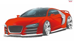 Audi cars concept art Audi R8 TDI Le Mans