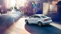 Audi cars roads German cities vehicles Audi A3 Audi A3 Saloon