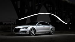 Audi cars side view audi a7 sport cars silver cars