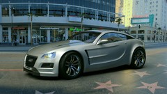 Audi cars sports cars concept art concept cars futuristic gray 
