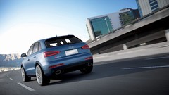 Audi cars SUV cityscapes German cars blue cars Audi RSQ3