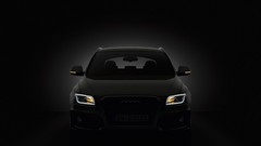 Audi cars SUV front view headlights Audi Q5