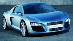 Audi cars vehicles 2003 concept art Le Mans Quattro