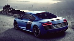 audi r8 Car blue cars Audi vehicle Audi R8 V10 Plus numbers