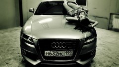 Audi woman cars SUV audi q7 girls with cars German cars