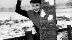 Audrey hepburn grayscale snowball