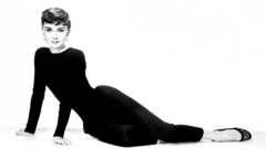 Audrey Hepburn monochrome