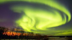 Aurora borealis Canada alberta