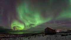 Aurora borealis polaris nordic