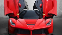 Auto cars red cars Ferrari LaFerrari