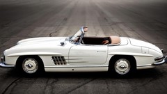 Auto master roads Mercedes-Benz side view cabrio German cars 