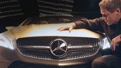 Auto Men cars Mercedes-Benz front view German cars white people