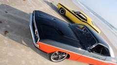 Auto tuning cars wheels Dodge american cars muscle cars black 