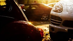 Autumn cars Porsche Volkswagen porsche cayenne volkswagen 