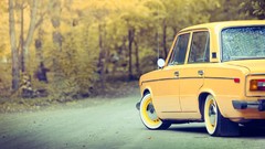 Autumn cars Russians russian cars Lada 2106