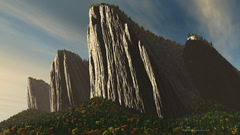 Autumn cliffs