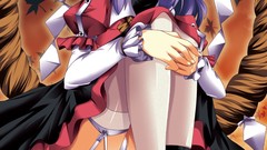 Autumn leaves garter belts